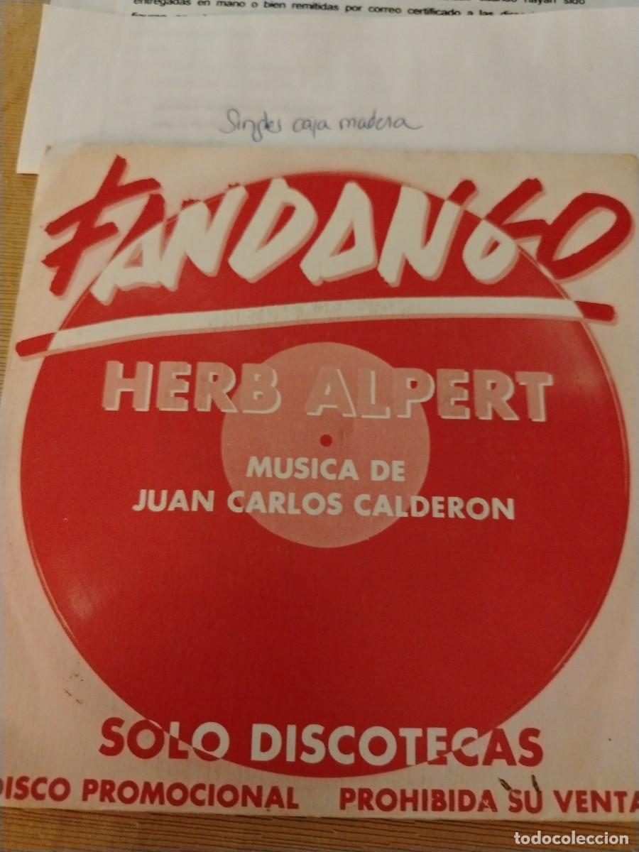 Discos de vinilo: Single vinilo fandango m&uacute;sica de Juan Carlos Calder&oacute;n