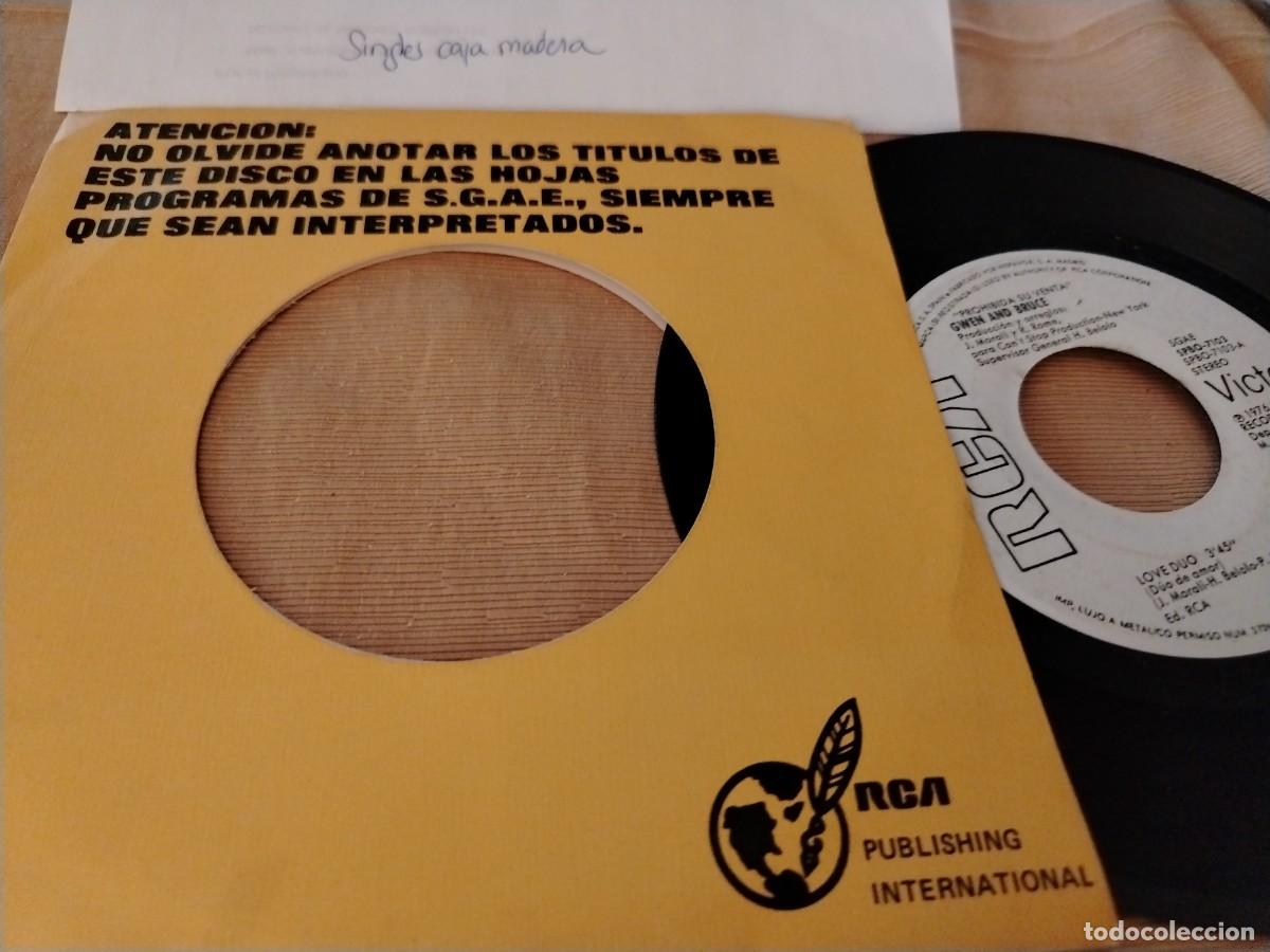 Discos de vinilo: Single vinilo Gwen and bruce