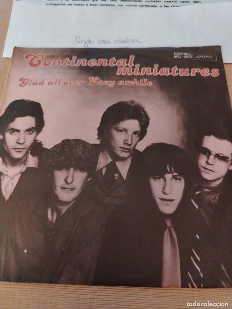 Discos de vinilo: Single vinilo continental miniatures glad all over stay awhile