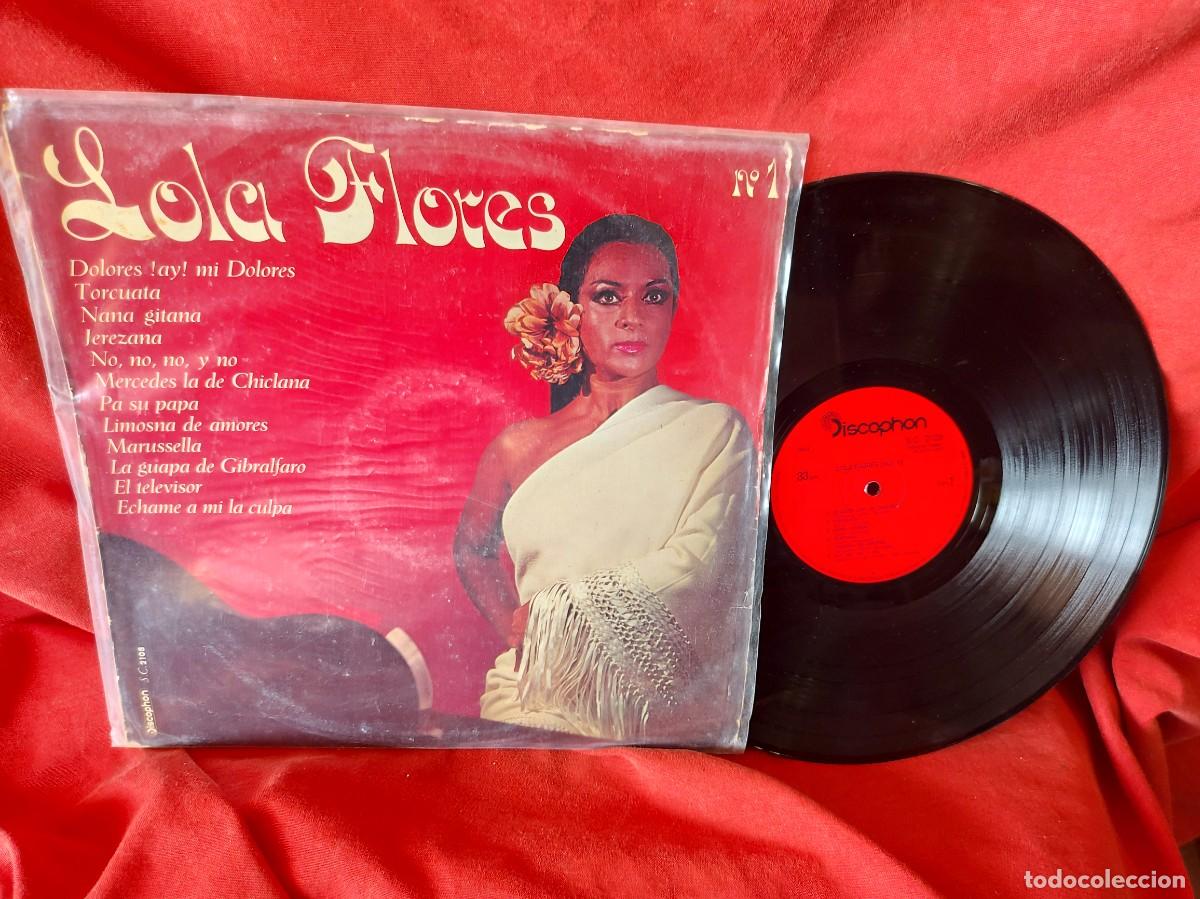 Discos de vinilo: LOLA FLORES N&ordm; 1 - LP DISCOPHON A&Ntilde;O 1971 ( PEDIDOS M&Iacute;NIMOS 10 &euro; ) CAJA N.&ordm; 4 - LP