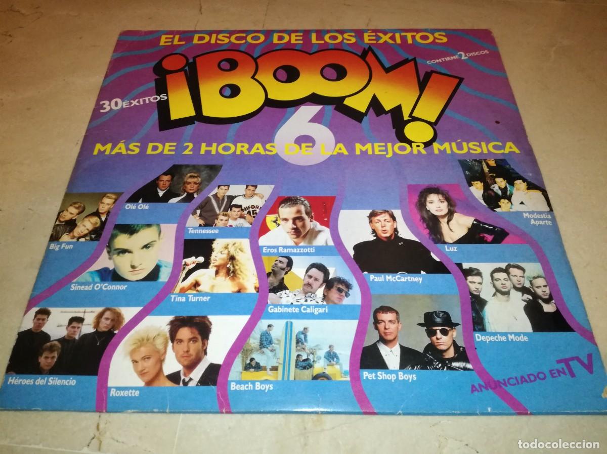 Discos de vinilo: BOOM 6-EL DISCO DE LOS EXITOS-30 EXITOS-DOBLE LP-ORIGINAL 1990