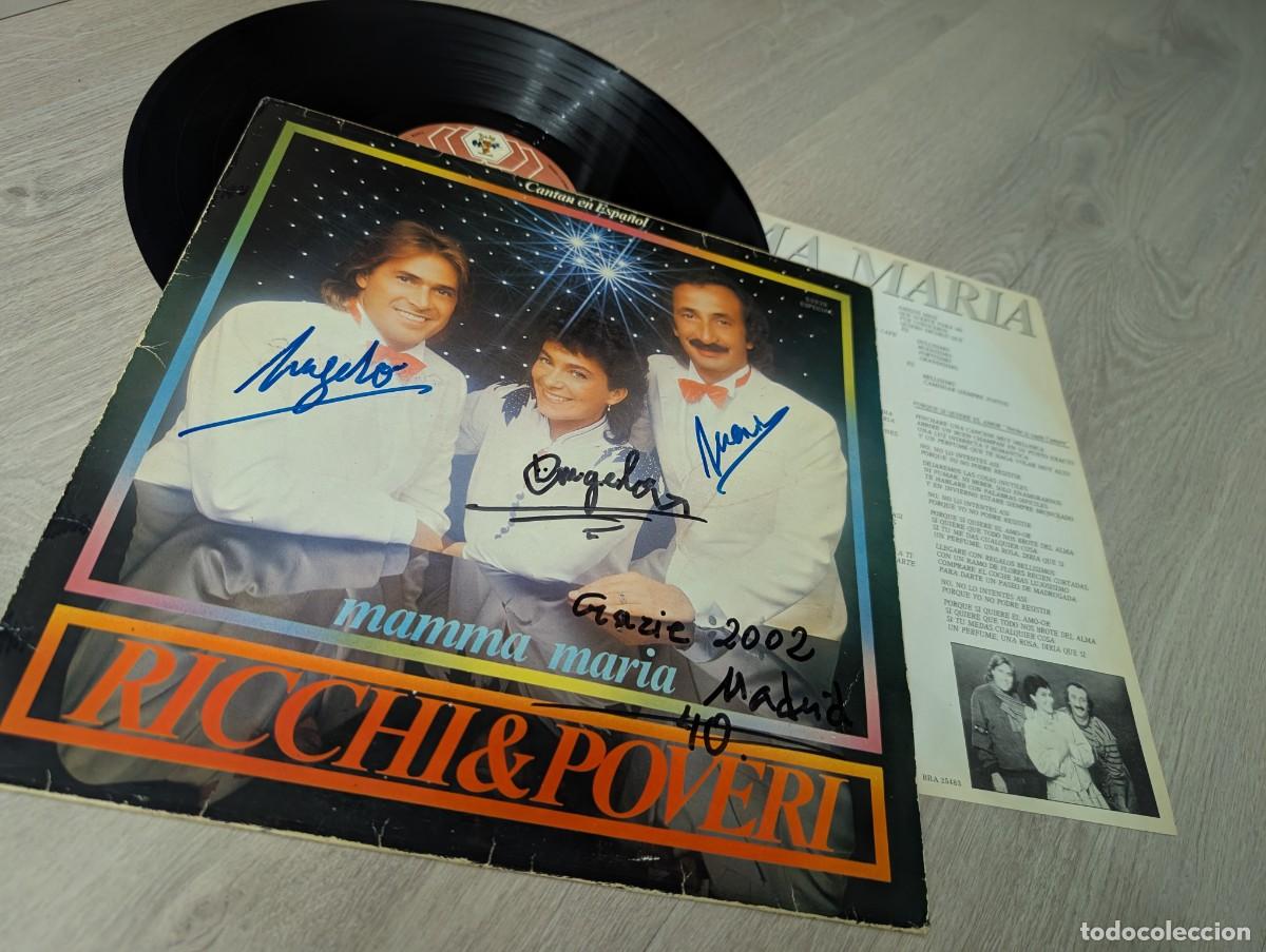 Discos de vinilo: RICCHI & POVERI - MAMMA MARIA..LP 1983 - CBS LETRAS INCLUYE . MAMMA MARIA, AMAR ASI..ETC ..FIRMADO