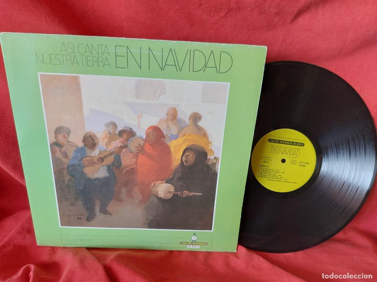 Discos de vinilo: LP AS&Iacute; CANTA NUESTRA TIERRA EN -NAVIDAD VOL.8 --1989 ( PEDIDOS M&Iacute;NIMOS 10 &euro; ) CAJA N.&ordm; 4 - LP