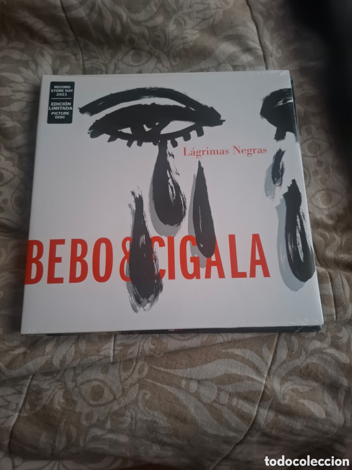 Discos de vinilo: Bebo y Cigala L&aacute;grimas Negras Picture Disc RSD 2021