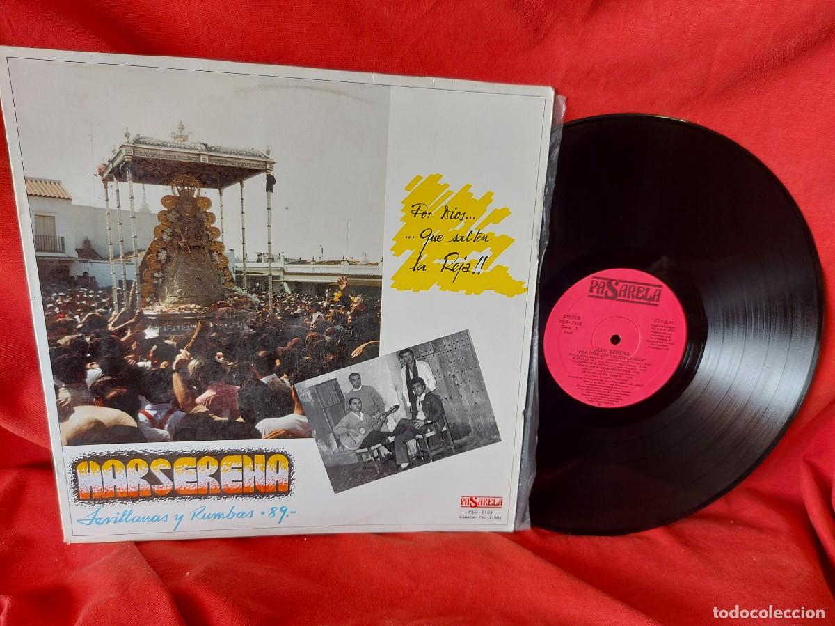 Discos de vinilo: LP MAR SERENA , POR D&Iacute;OS QUE SALTEN LA REJA --1988 ( PEDIDOS M&Iacute;NIMOS 10 &euro; ) CAJA N.&ordm; 4 - LP