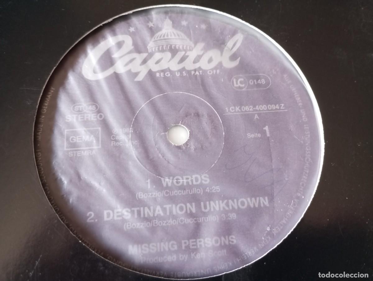 Discos de vinilo: Missing Persons &ndash; Missing Persons - 1982