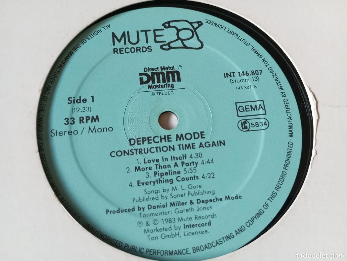 Discos de vinilo: Depeche Mode &ndash; Construction Time Again - 1983 - LP