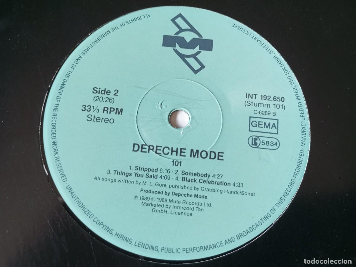 Discos de vinilo: Depeche Mode &ndash; 101 - 1989 - LP - Foto 2