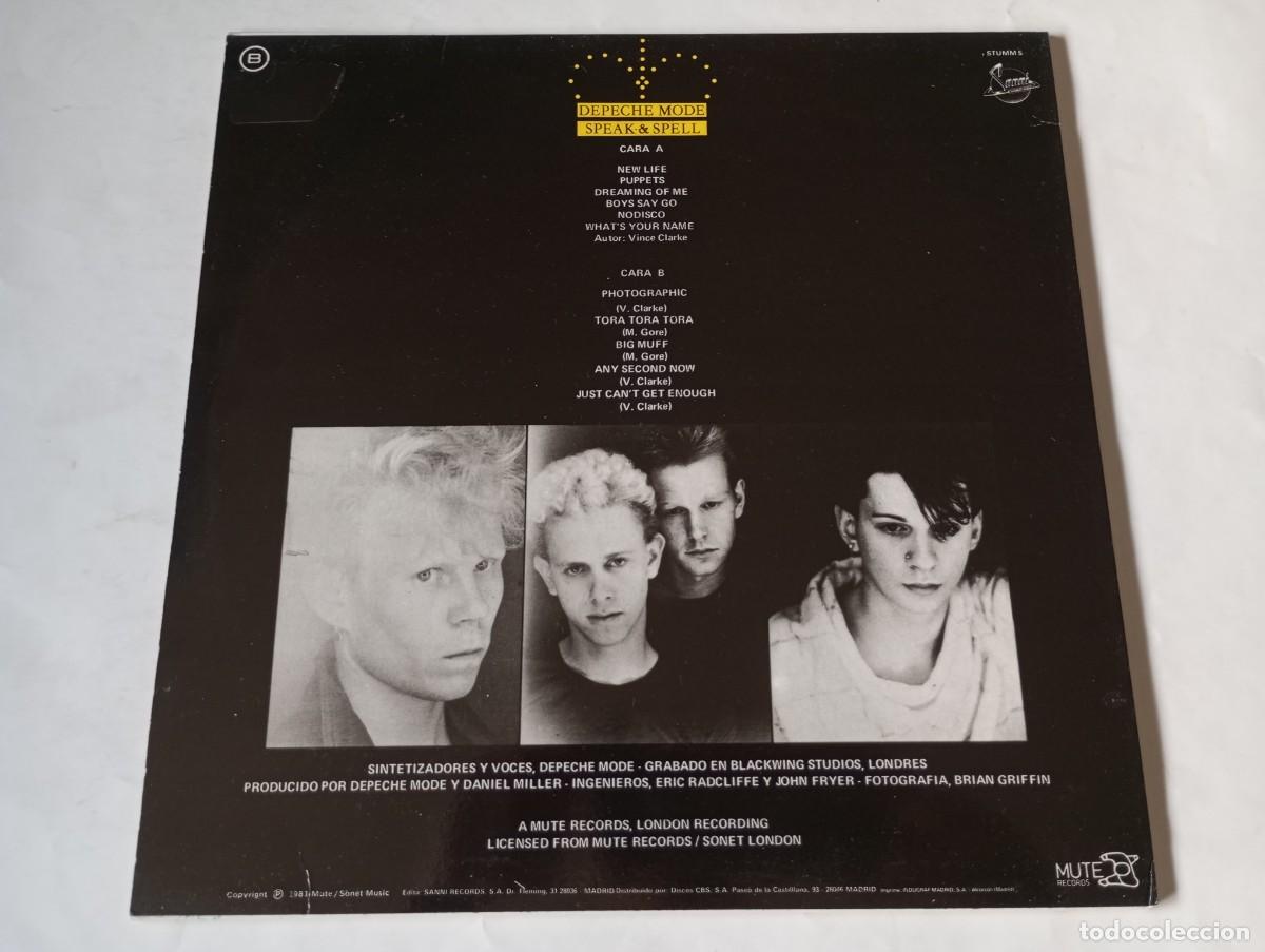 Discos de vinilo: Depeche Mode &ndash; Speak & Spell (Explicate) - LP - 1981 - Foto 2