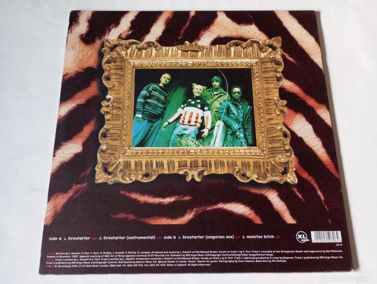 Discos de vinilo: The Prodigy &ndash; Firestarter - 1996 - Foto 2