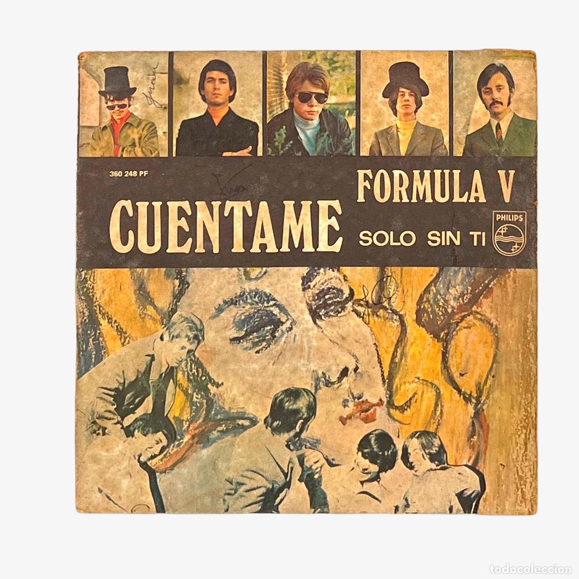 Discos de vinilo: SINGLE. Formula V. Cuentame (VG+/G+) - Foto 1
