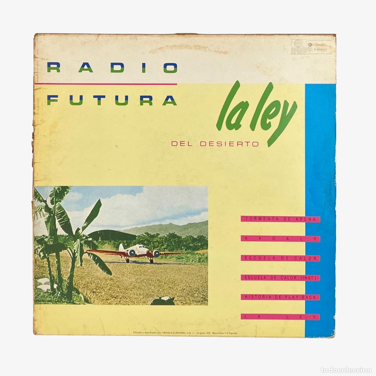 Discos de vinilo: LP. Radio Futura. La Ley del Desierto (VG/VG)