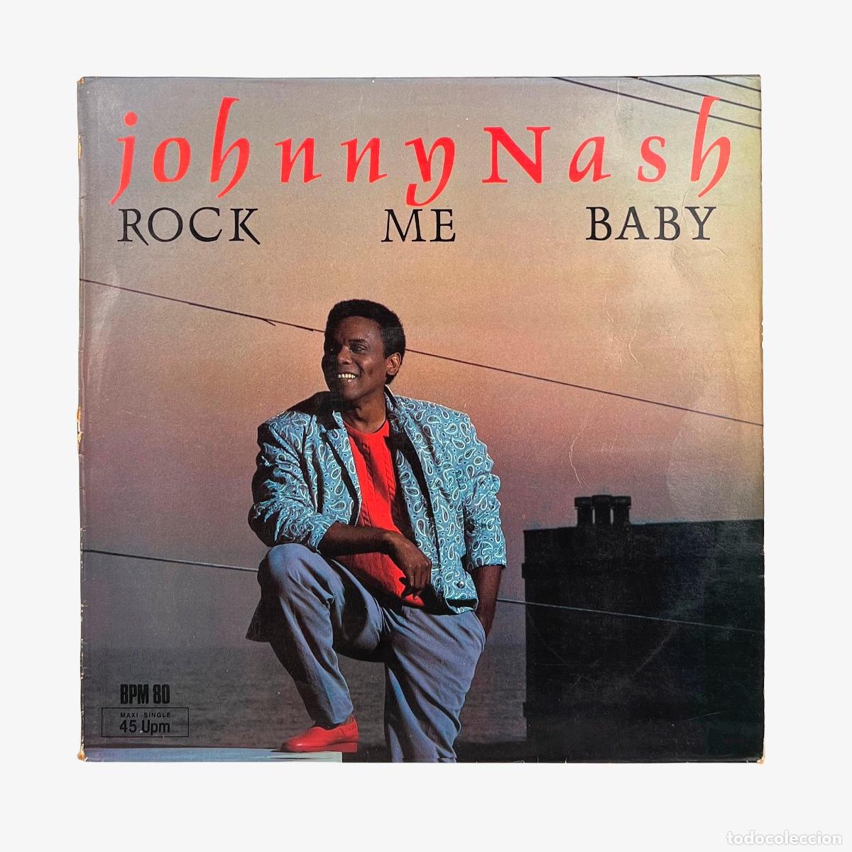 Discos de vinilo: MAXI LP. Johnny Nash. Rock me Babys (VG/VG+)