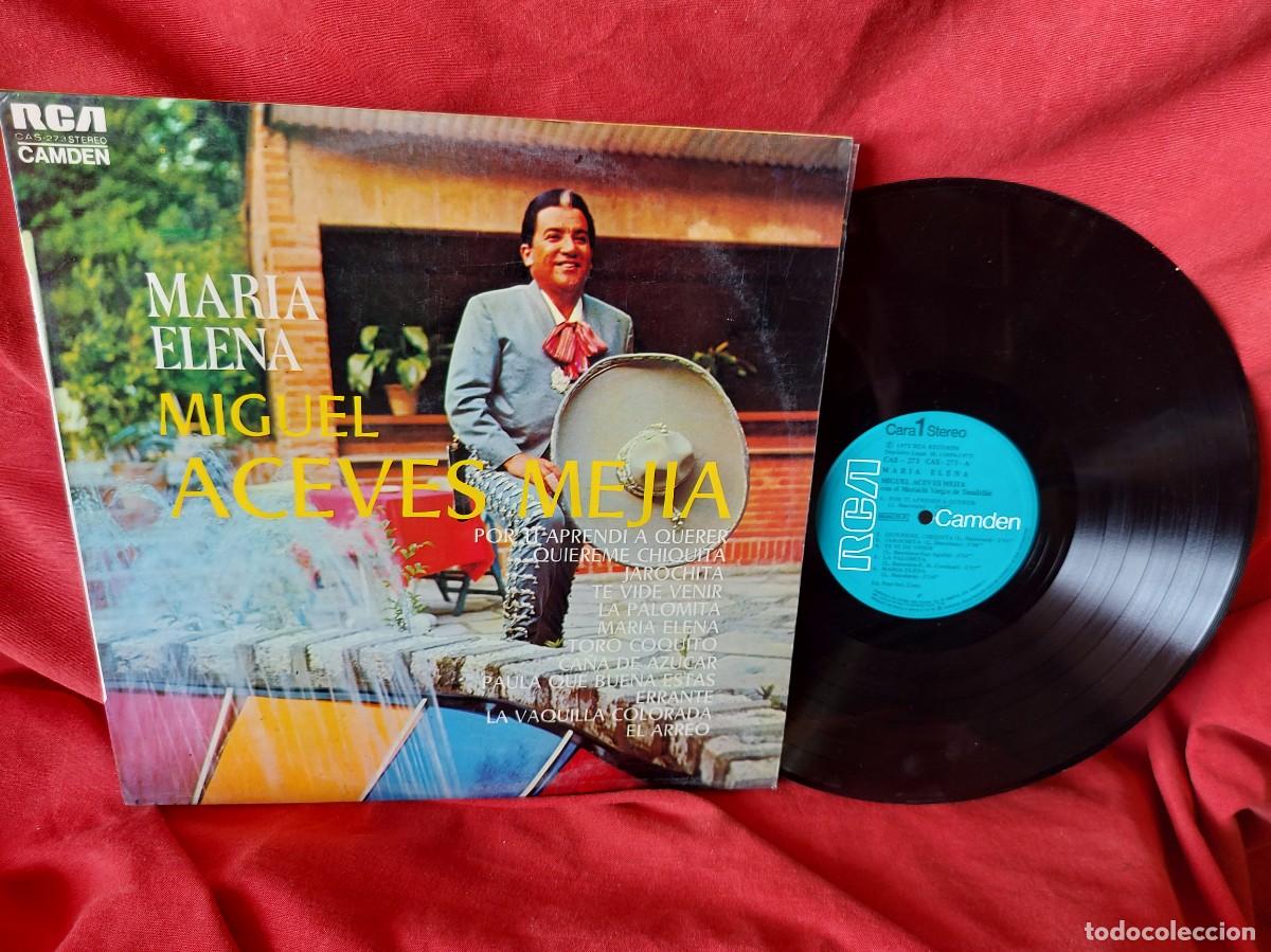 Discos de vinilo: LP MIGUEL ACEVES MEJIA CON MARIACHI VARGAS DE TACALITLAN ( PEDIDOS M&Iacute;NIMOS 10 &euro; ) CAJA N.&ordm; 4 - LP
