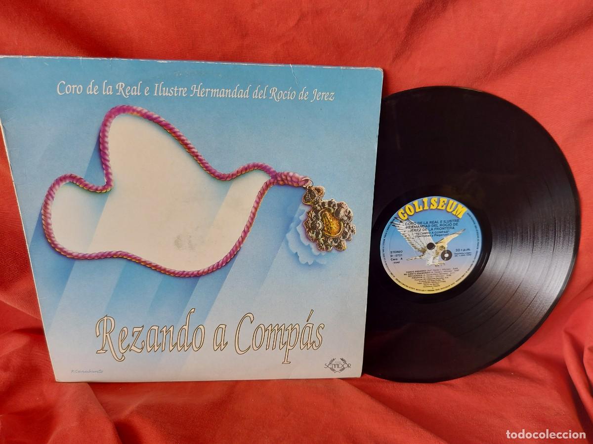 Discos de vinilo: LP HERMANDAD DEL ROCIO DE JEREZ 1990 ( PEDIDOS M&Iacute;NIMOS 10 &euro; ) CAJA N.&ordm; 4 - LP