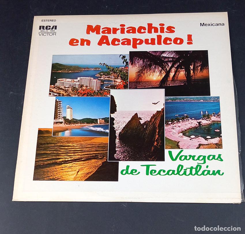 Discos de vinilo: M&eacute;xico: Mariachi Vargas de Tecalitl&aacute;n en Acapulco. MKL/S 1955