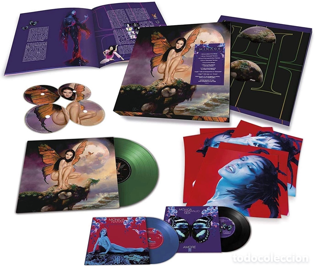 Discos de vinilo: M&oacute;nica Naranjo Minage Edici&oacute;n de Lujo 20 Aniversario