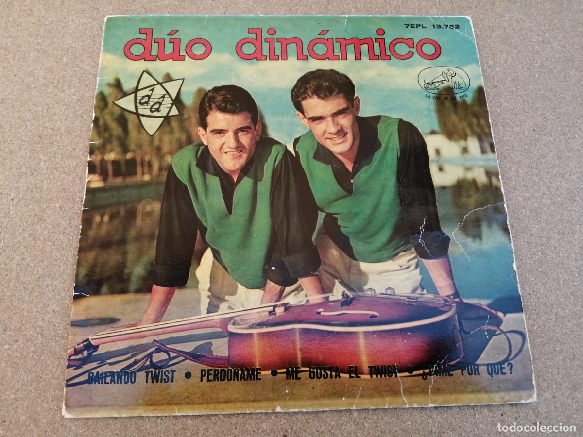 Discos de vinilo: DISCO SINGLE. DUO DINAMICO (BAILANDO TWIST - PERDONAME - ME GUSTA EL TWIST - DIME POR QUE)