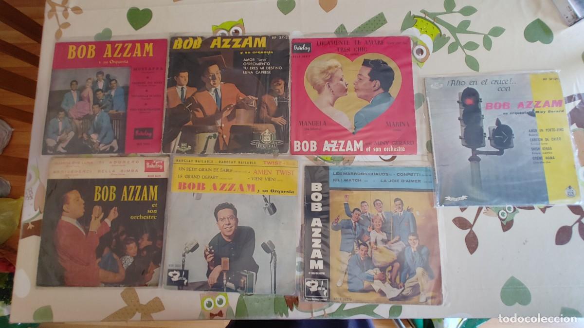 Discos de vinilo: BOB AZZAM-LOTE DE 7 EPS