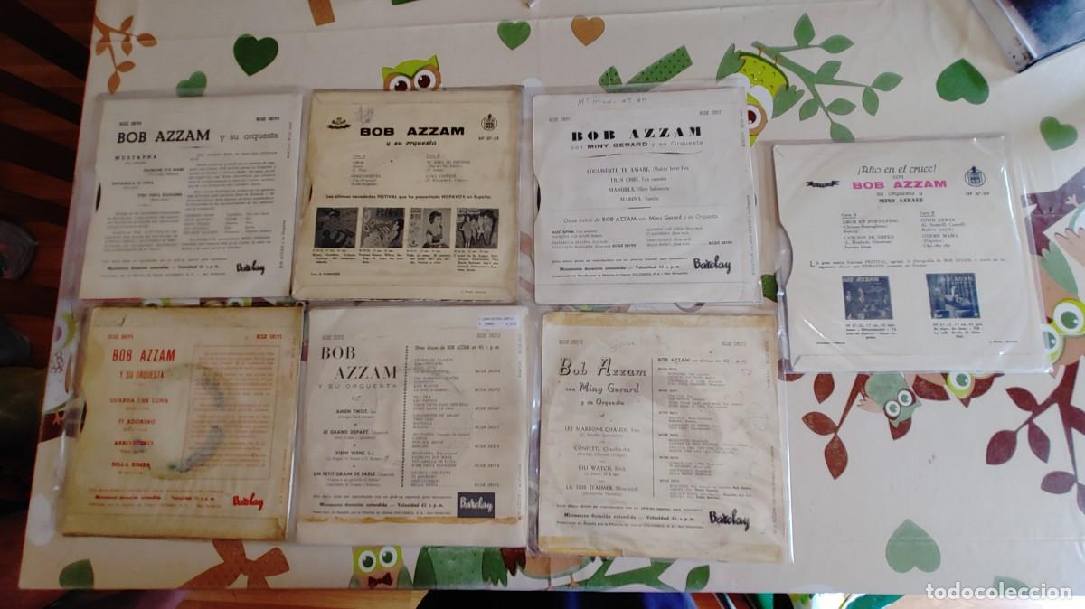 Discos de vinilo: BOB AZZAM-LOTE DE 7 EPS - Foto 2