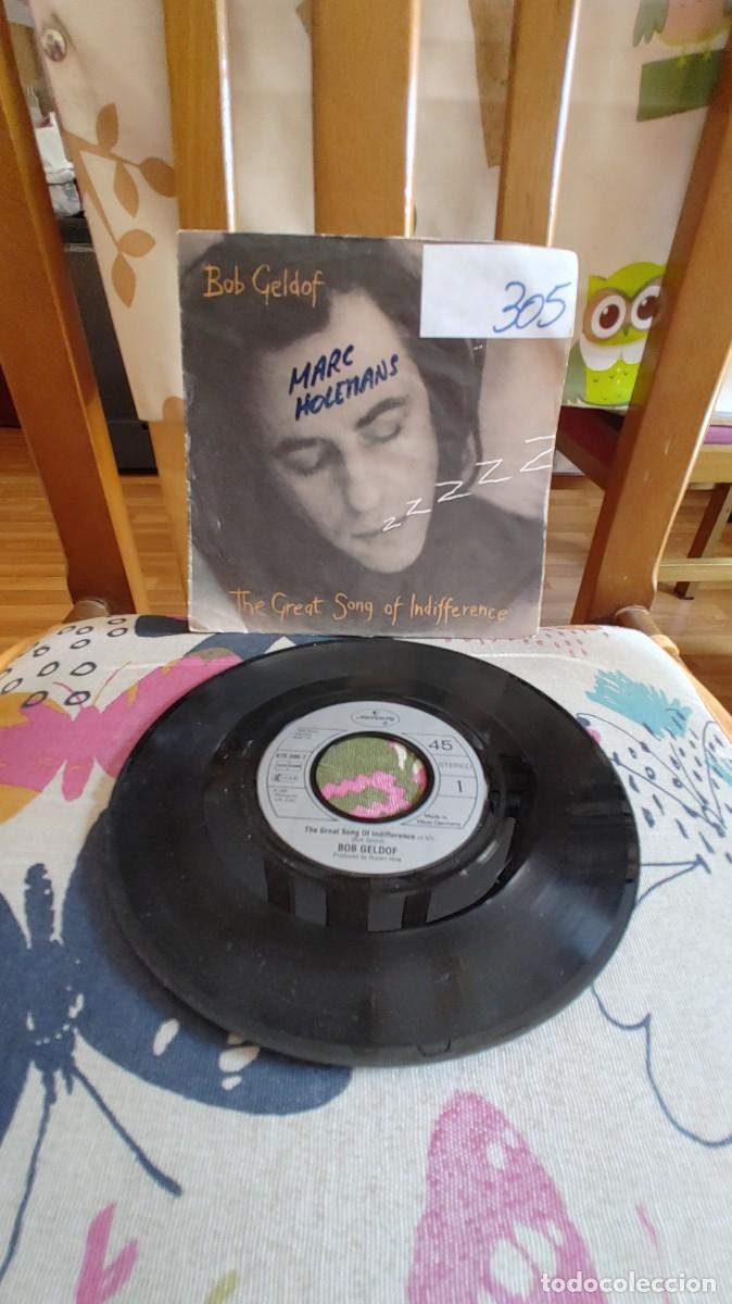Discos de vinilo: BOB GELDOF-SINGLE THE GREAT SONG OF INDIFFERENCE
