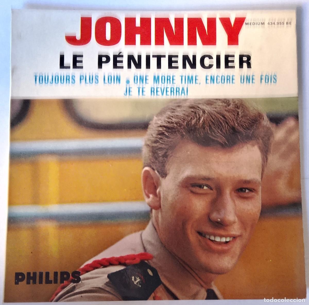 Discos de vinilo: Johnny Hallyday. Le penitencier. Vinilo EP.