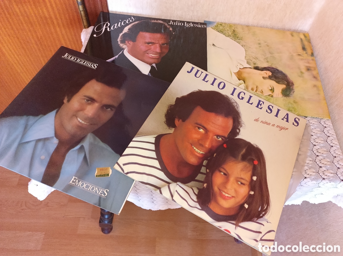 Discos de vinilo: 4 discos LP de Julio Iglesias - Foto 1