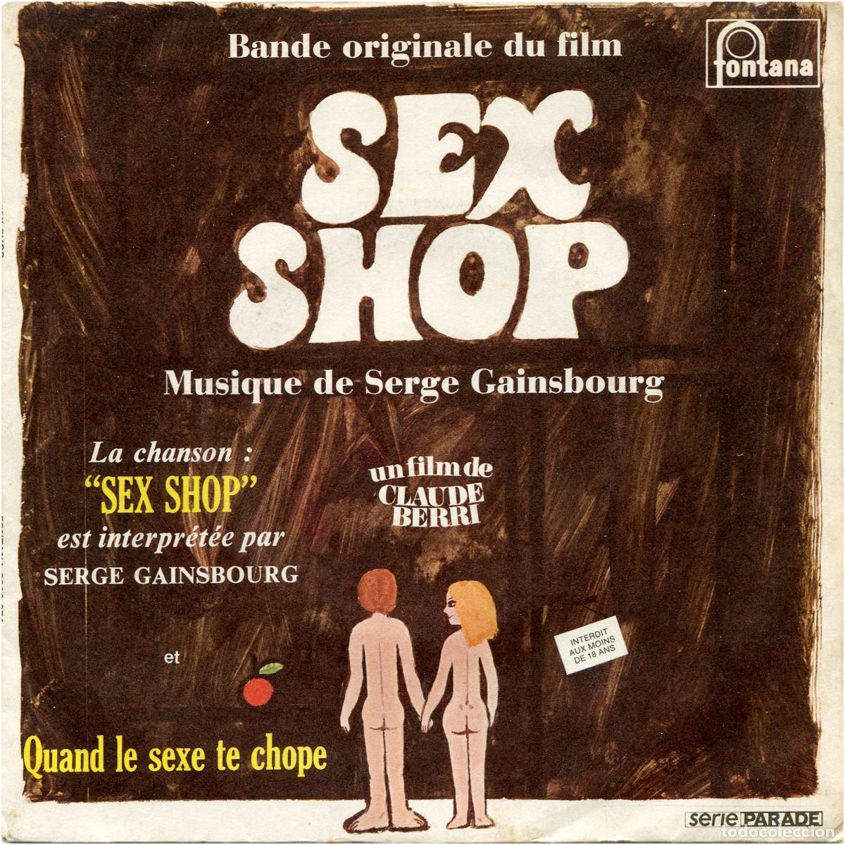 Discos de vinilo: Serge Gainsbourg - Sex Shop (BSO) - SG France 1972 - Fontana/Serie Parade 6010 071 - VG/VG+