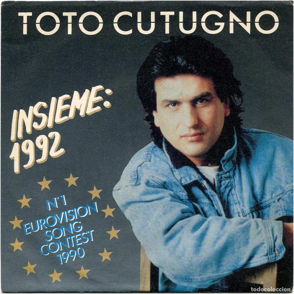 Discos de vinilo: Toto Cutugno - Insieme: 1992 - SG Italia 1990 - EMI 06 2038877 - EX/EX