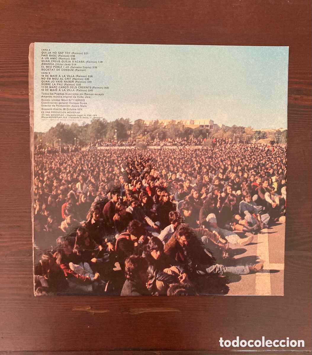 Discos de vinilo: Lote 3 vinilos LP Raimon - Foto 8