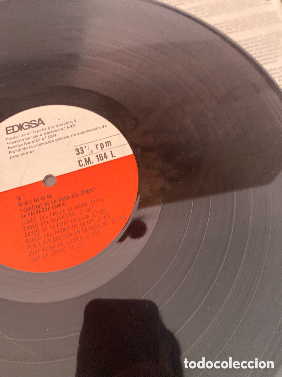 Discos de vinilo: Lote 3 vinilos LP Raimon - Foto 16