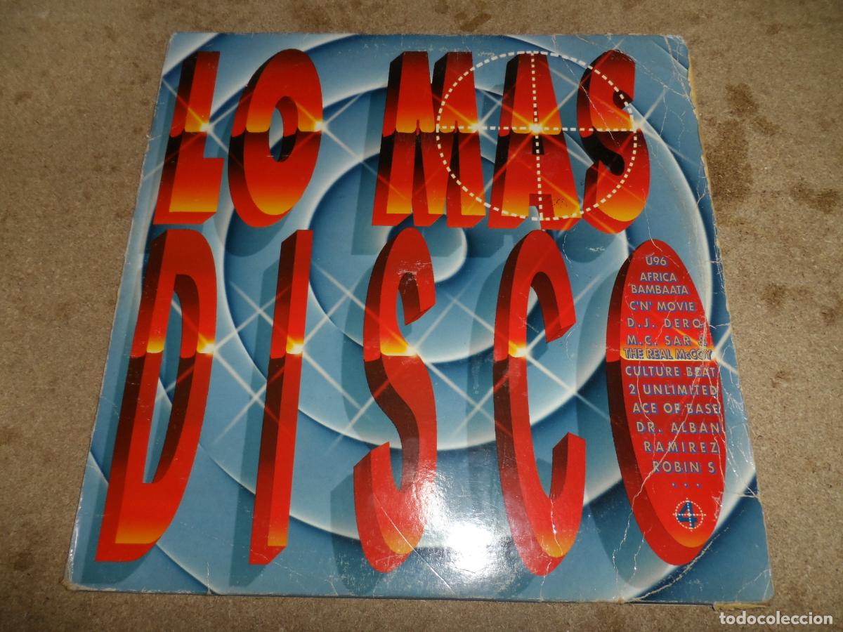 Discos de vinilo: LO MAS DISCO 4 - VARIOS (SPAIN 1993) (2 LPS)