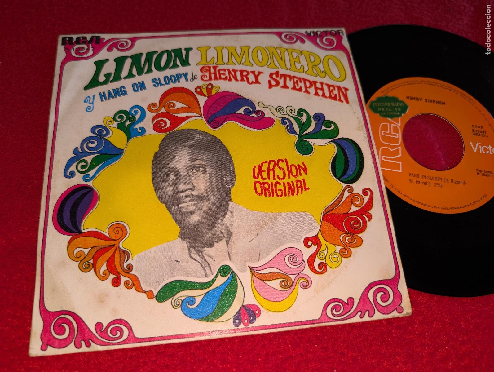 Discos de vinilo: HENRY STEPHEN Limon limonero/Hang on sloopy 7'' SINGLE 1968 RCA