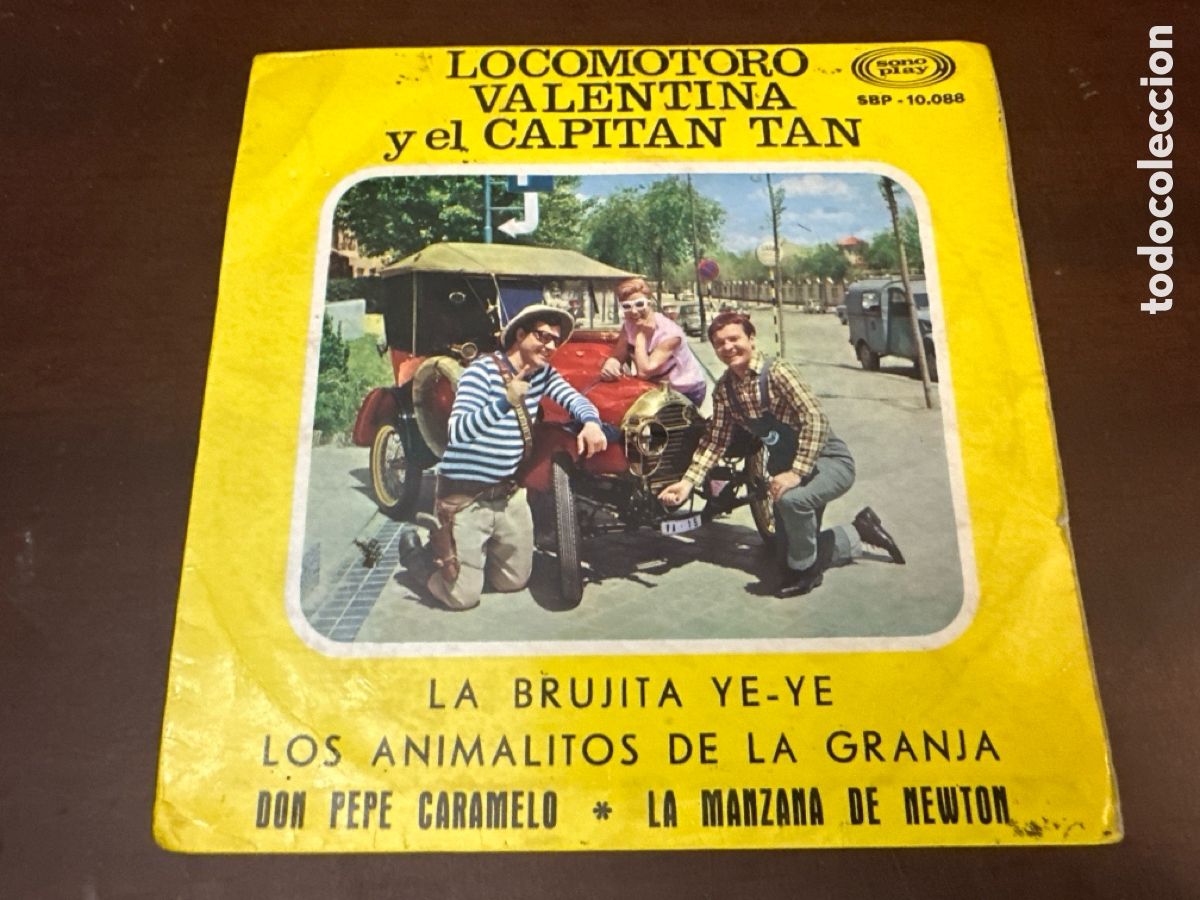 Discos de vinilo: LOCOMOTORO VALENTINA Y EL CAPITAN TAN - LA BRUJITA YE YE - EP DE VINILO