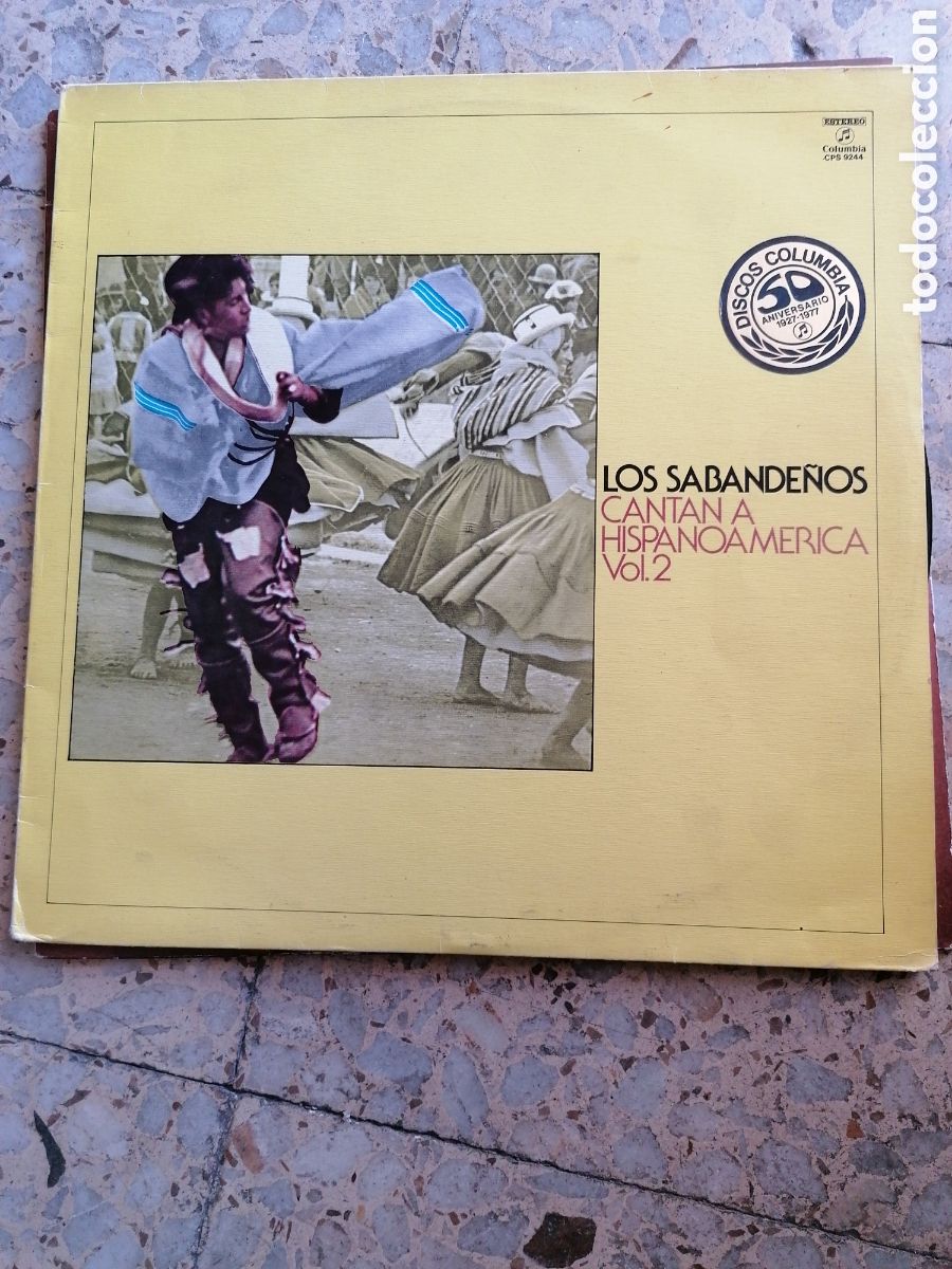 Discos de vinilo: LP LOS SABANDE&Ntilde;OS CANTAN A HISPANOAMERICA VOL 2 SPAIN 1973 INSERT