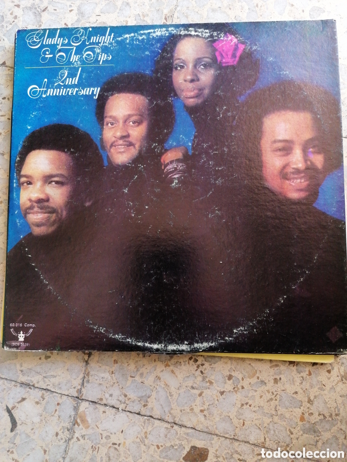 Discos de vinilo: LP GLADYS KNIGHT & THE PIPS 2ND ANNIVERSARY 1975 VENEZUELA