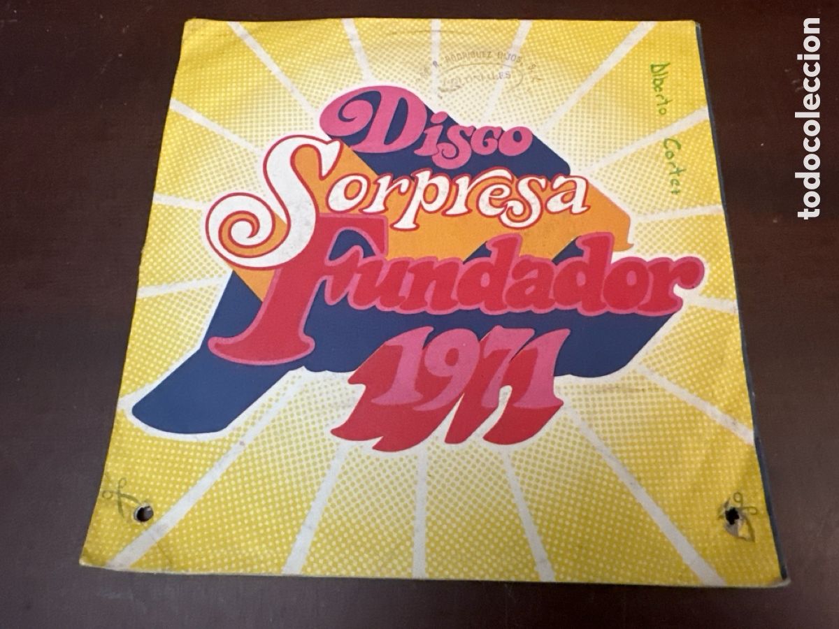 Discos de vinilo: ALBERTO CORTEZ / DISTANCIA / SOMBRAS / MANOLO / COMO EL GIRASOL (EP FUNDADOR 1971)