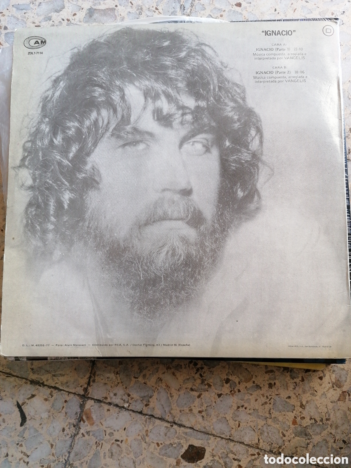 Discos de vinilo: LP VANGELIS IGNACIO 1977 SPAIN - Foto 2