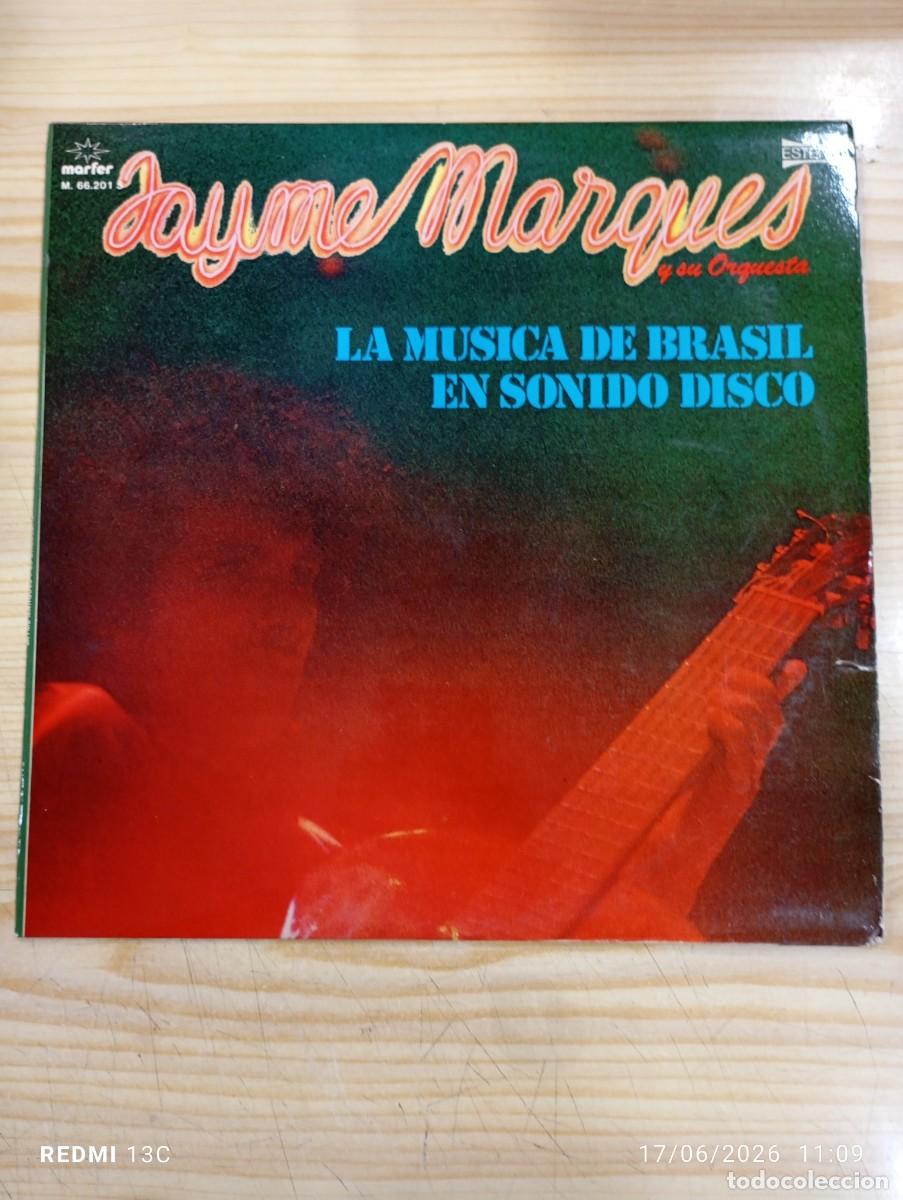 Discos de vinilo: LP - Jayme Marques Y Su Orquesta &lrm;&ndash; La Musica De Brasil En Sonido Disco