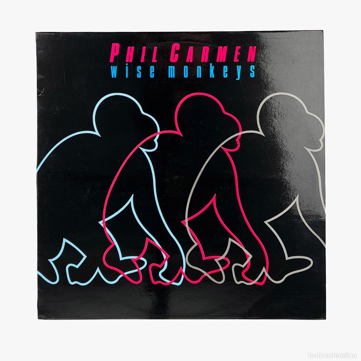 Discos de vinilo: LP. Phil Carmen. Wise Monkeys (VG+/VG+) - Foto 1
