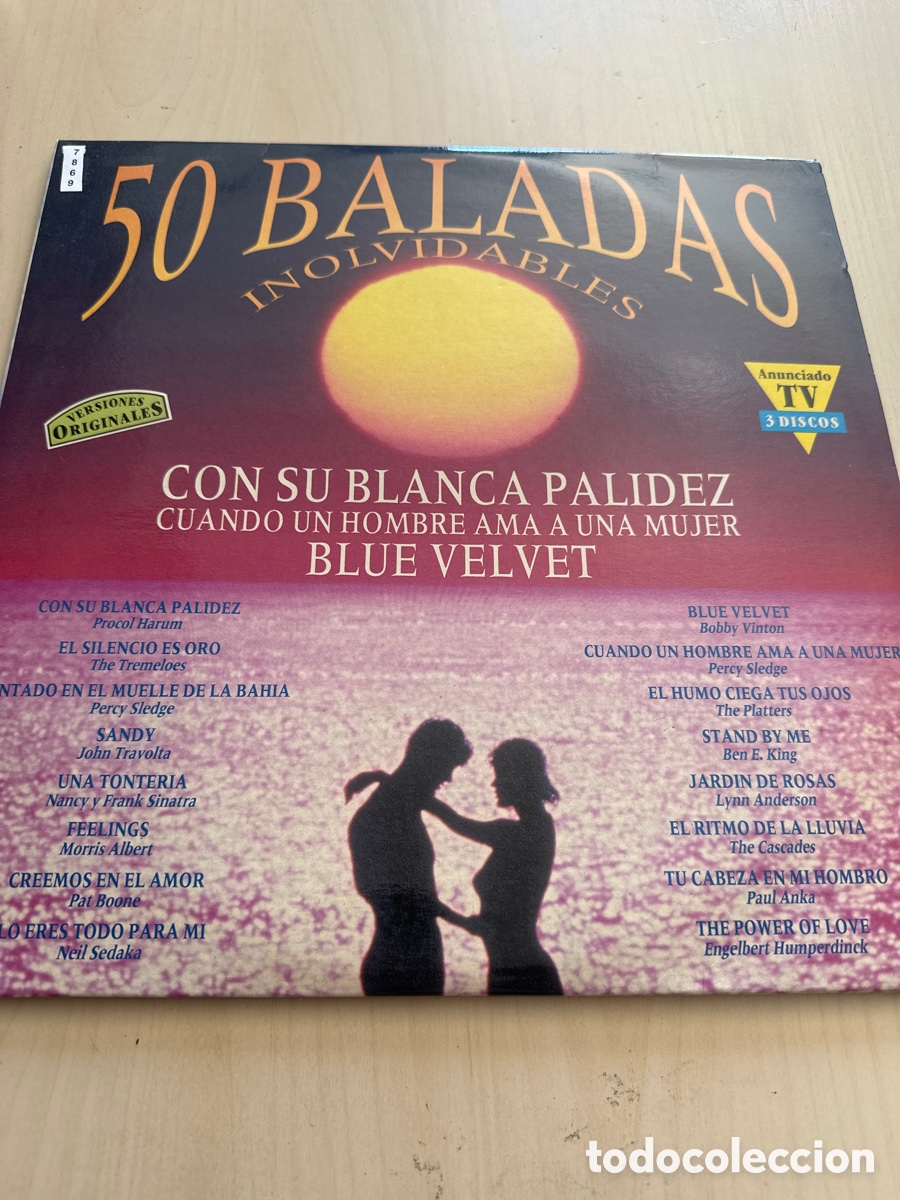 Discos de vinilo: VIN7869 50 baladas inolvidables VINILO SEGUNDA MANO