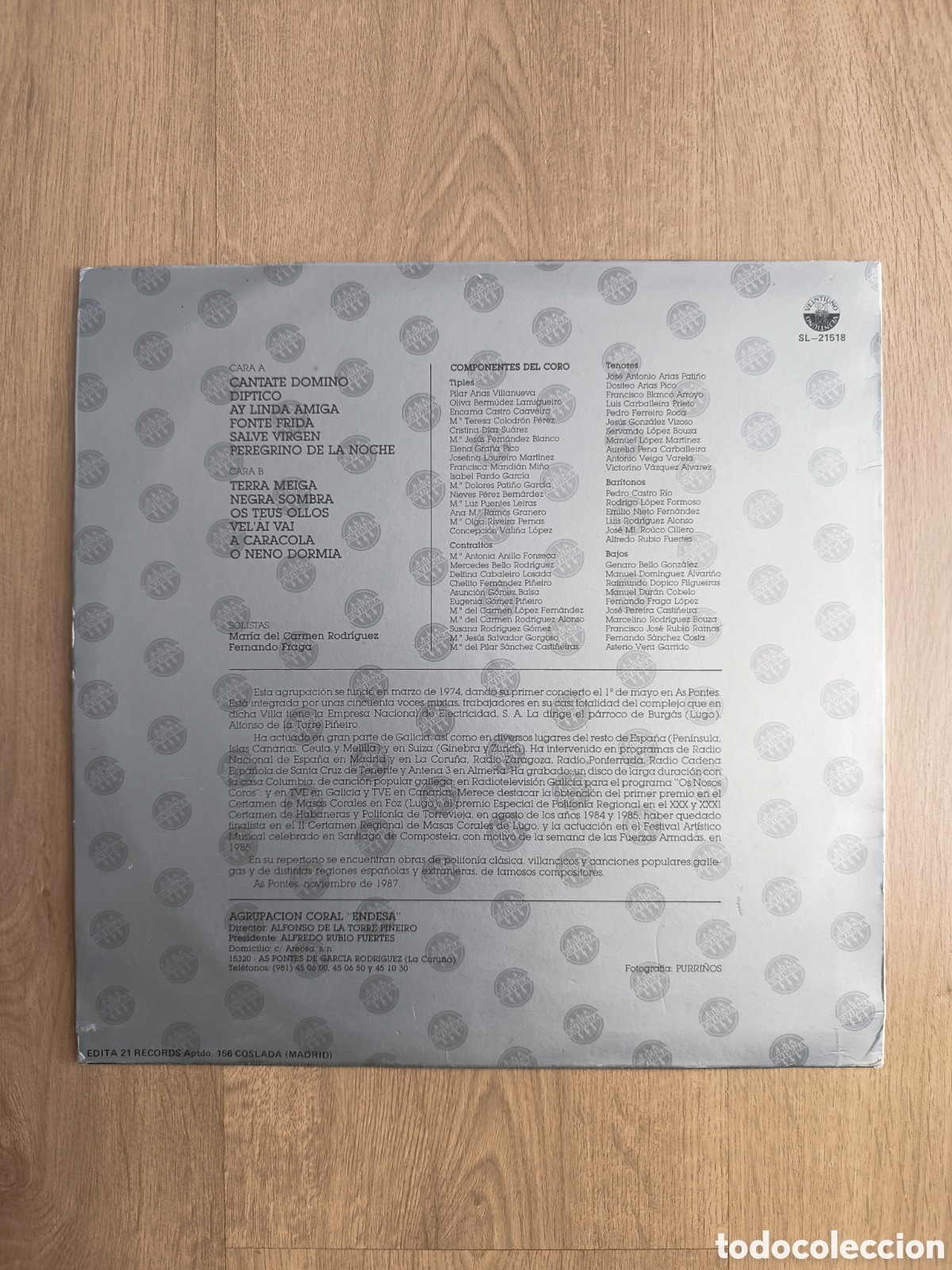 Discos de vinilo: Vinilo Agrupaci&oacute;n coral Endesa - Foto 2