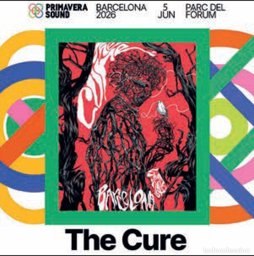 Discos de vinilo: The Cure &rdquo;Primavera Sound Barcelona 2026&rdquo; 3-LP vinilo blanco portada trifold