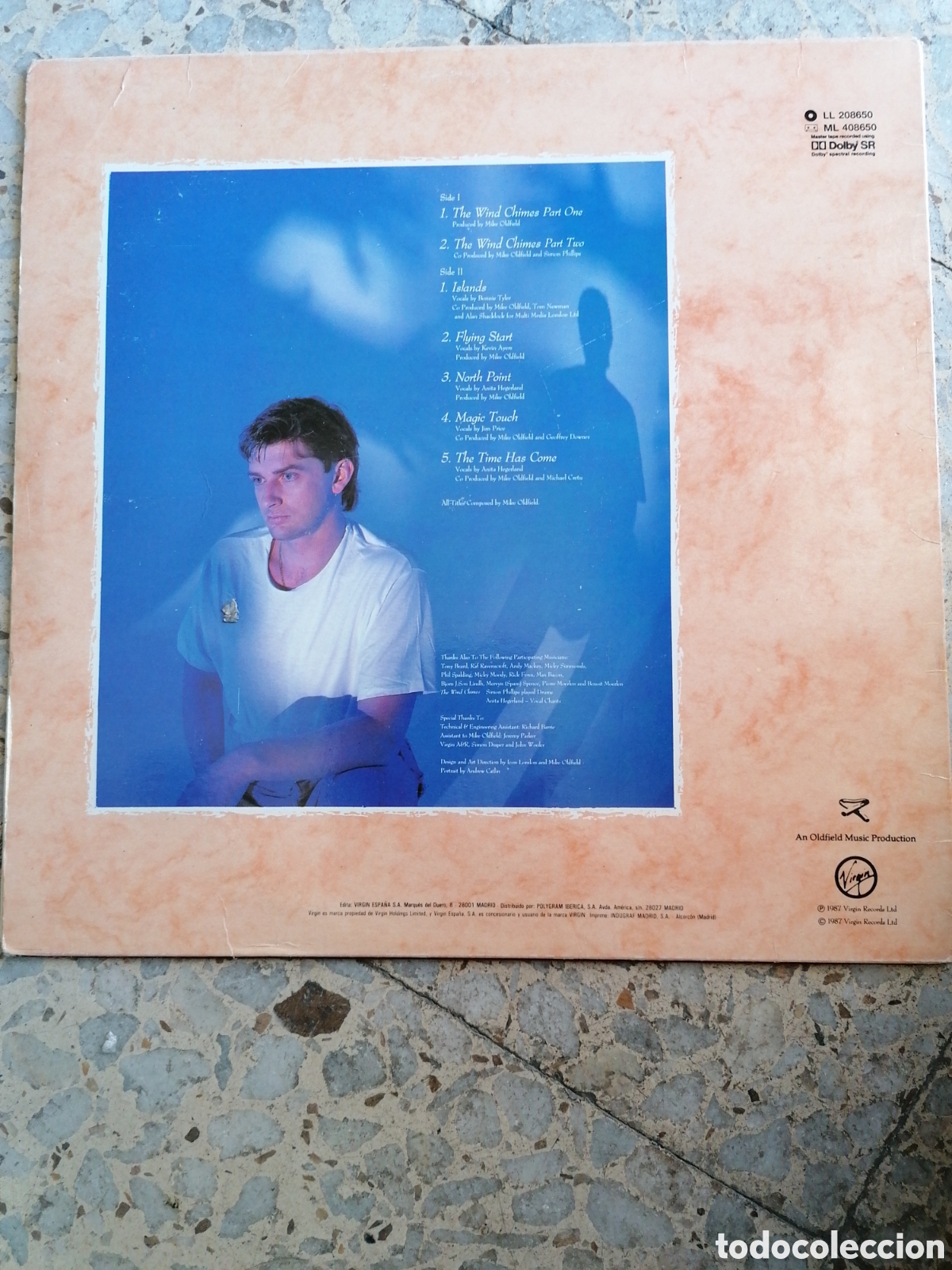 Discos de vinilo: LP MIKE OLDFIELD ISLANDS 1987 SPAIN INSERT - Foto 2