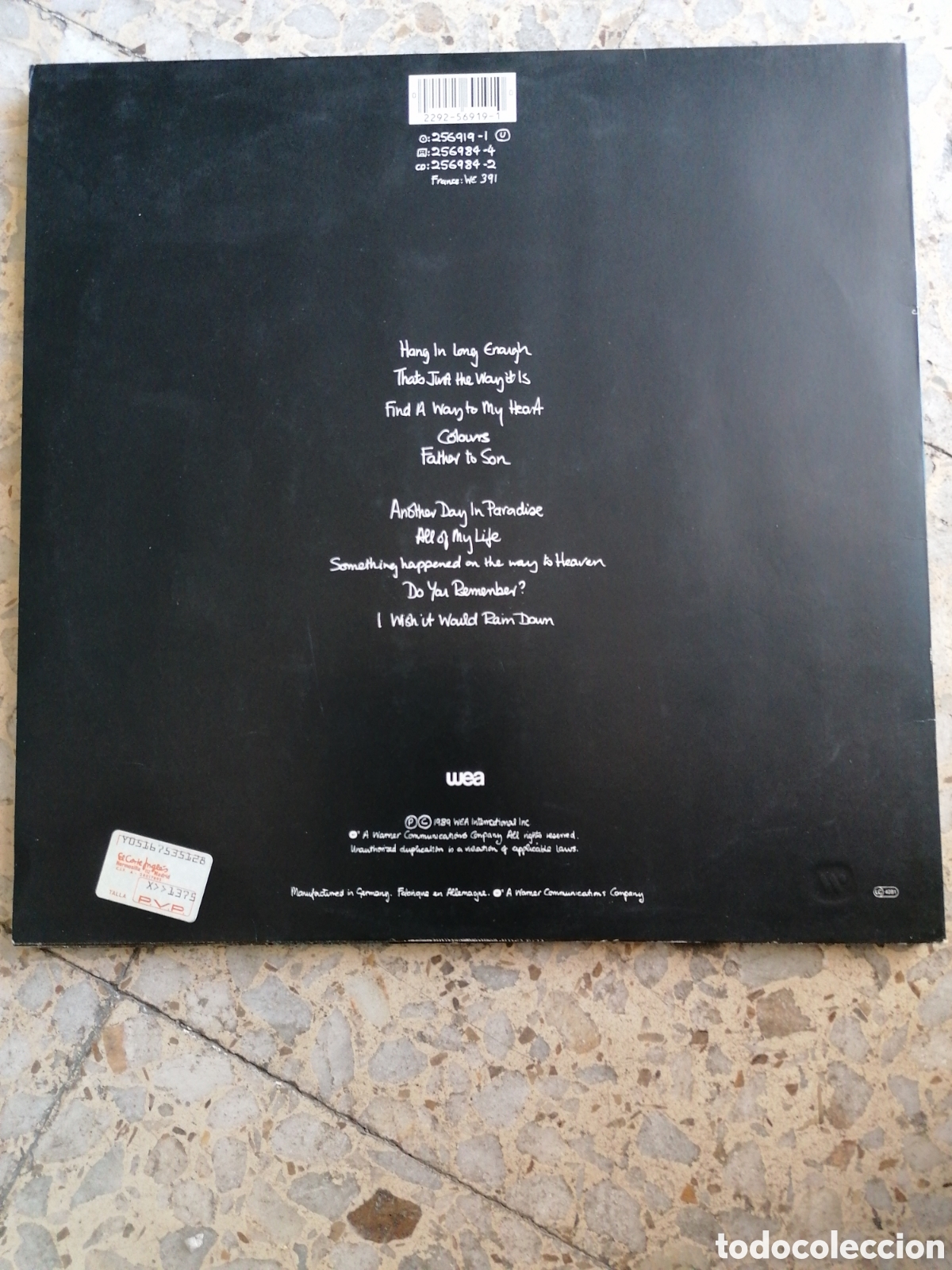 Discos de vinilo: LP PHIL COLLINS BUT SERIOUSLY 1989 GERMANY INSERT - Foto 2