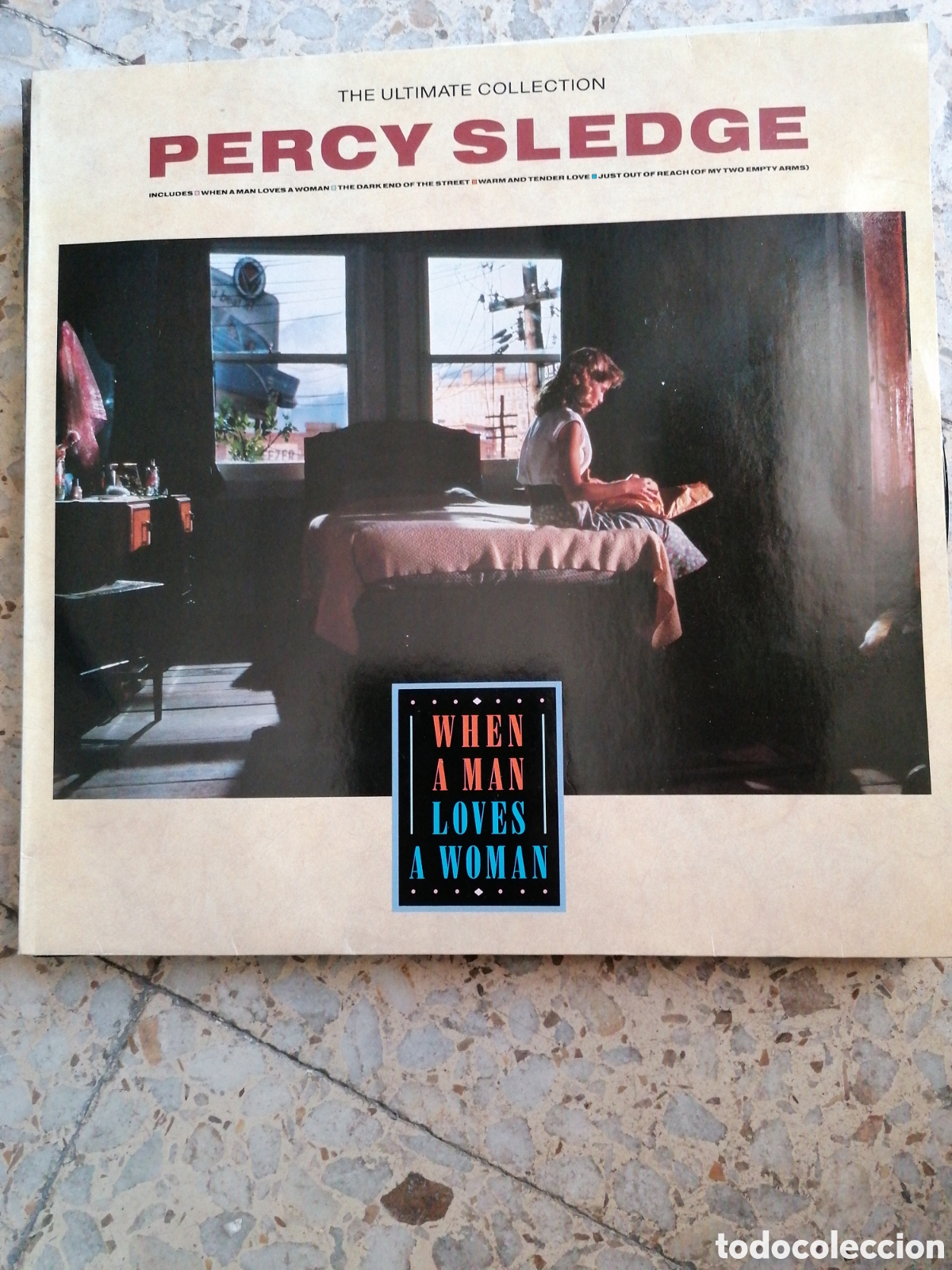 Discos de vinilo: LP PERCY SLEDGE WHEN A MAN LOVES A WOMAN 1987 GERMANY