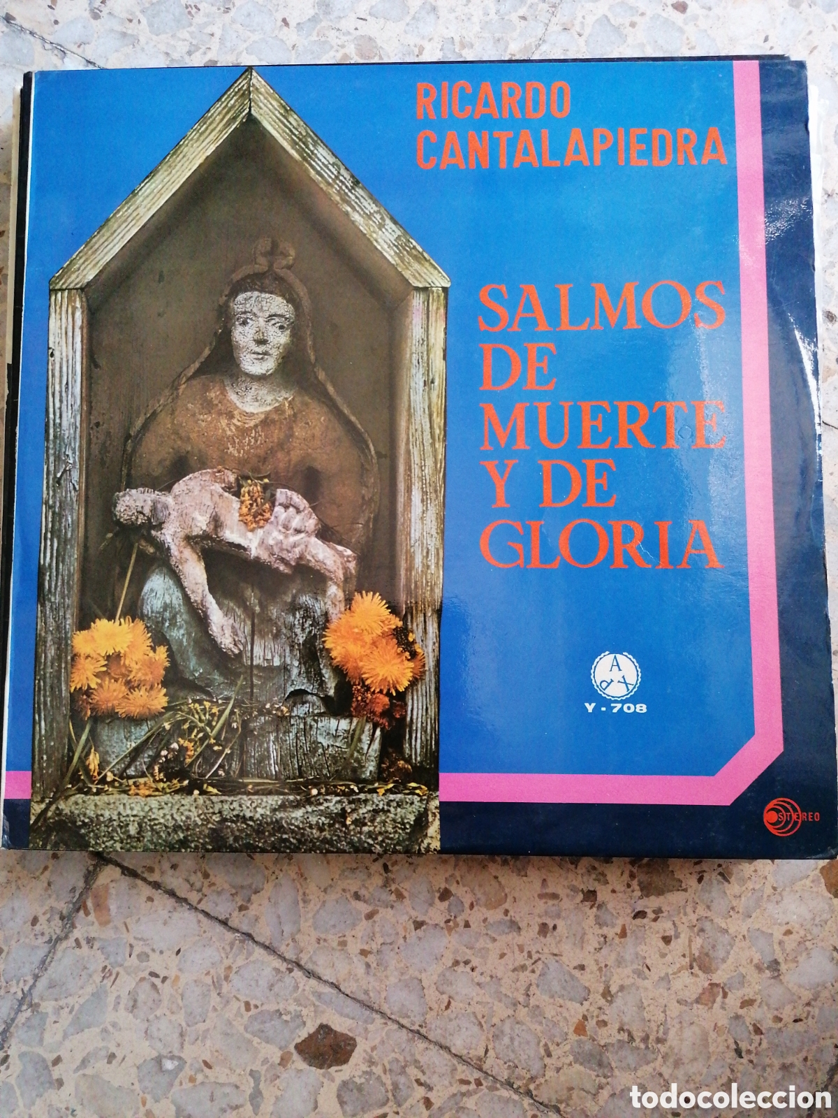 Discos de vinilo: LP RICARDO CANTALAPIEDRA SALMOS DE MUERTE Y DE GLORIA 1972