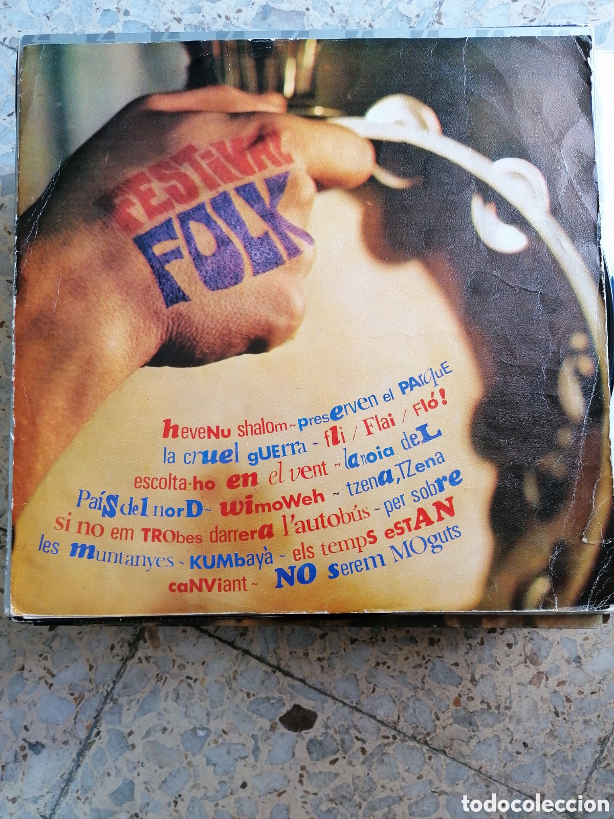 Discos de vinilo: LP FESTIVAL FOLK 1967 INSERT