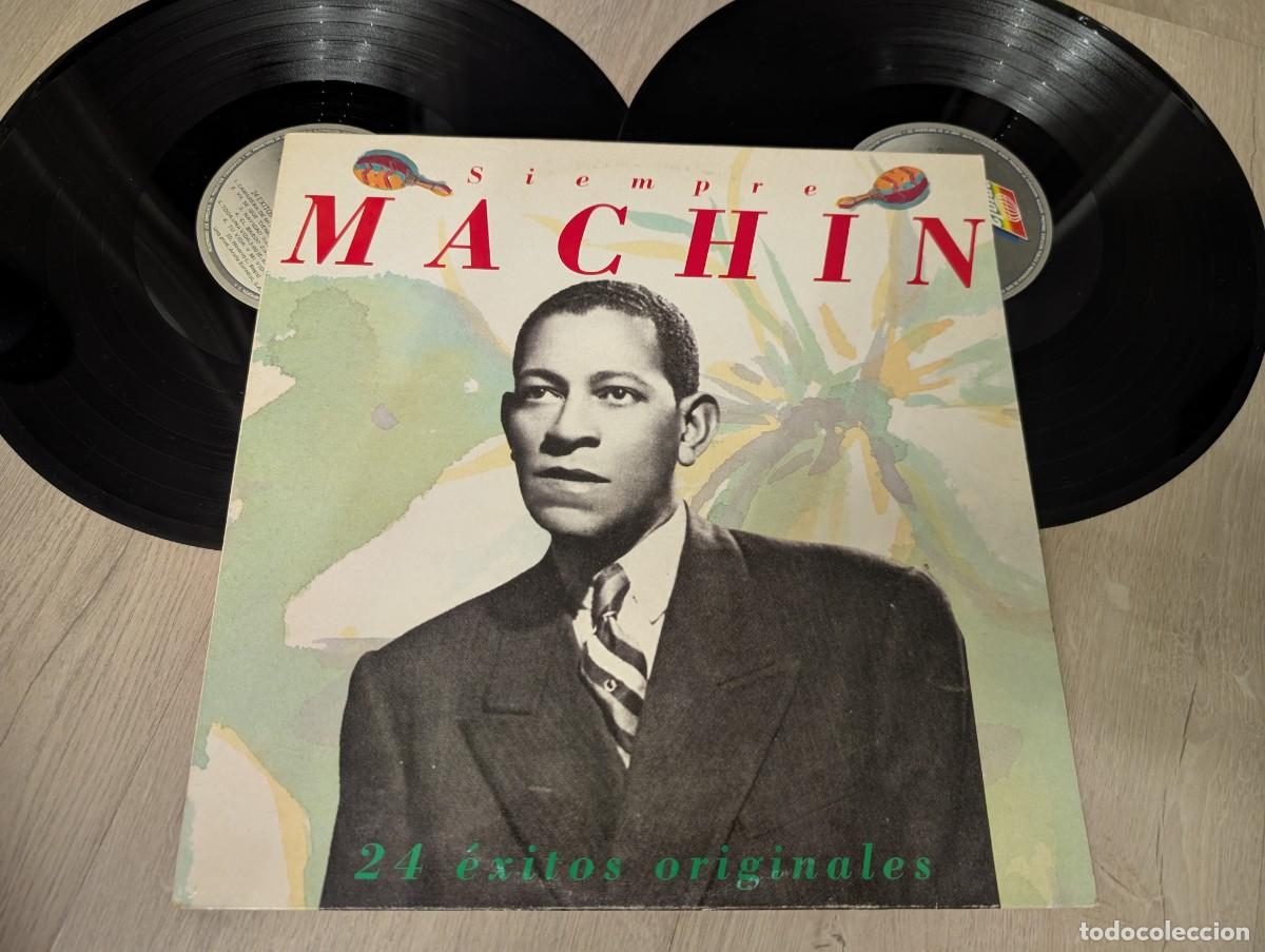 Vinyl records: ANTONIO MACHIN - SIEMPRE MACHIN - 24 EXITOS ORIGINALES.. 2LP`S - CARPETA ABIERTA . ARIOLA - DE 1990