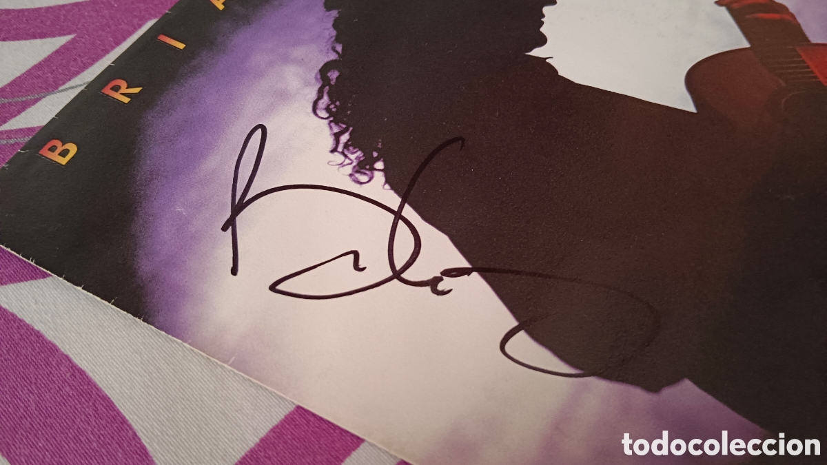 Discos de vinilo: Brian May &ndash; Back To The Light 7&rdquo; FIRMADO - Foto 2